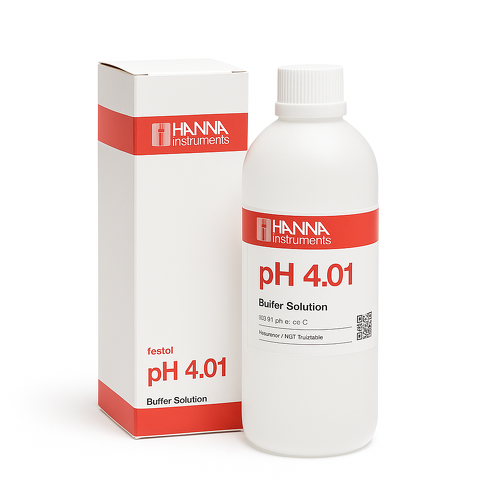 Hanna Kalibratievloeistof pH 4,01 fles 500ml.