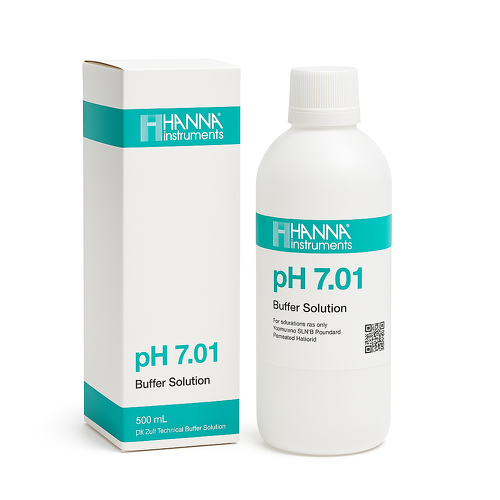 Hanna Kalibratievloeistof pH 7,01 fles 500ml.
