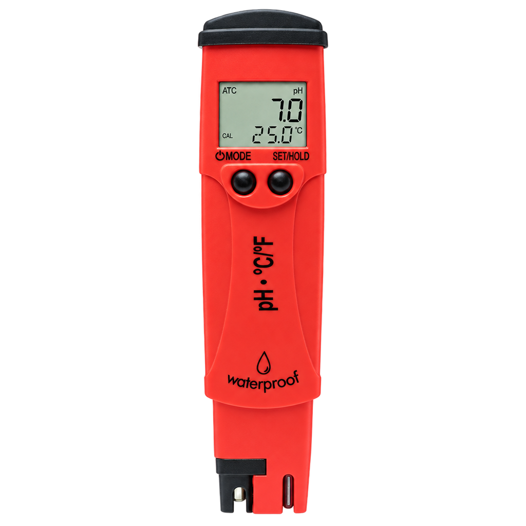 Hanna - Waterbestendige zak-pH- en temperatuurmeter