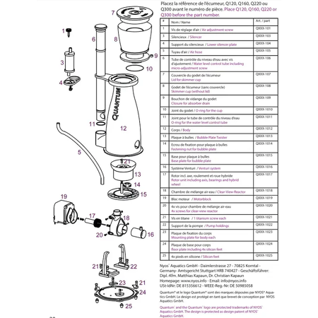 Nyos Quantum vervang body